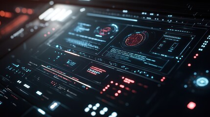 Obraz premium Futuristic User Interface