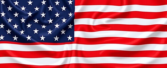 Fototapeta premium USA flag background, symbolizing patriotism, diversity, and belonging, ideal for marketing, education, events; features vibrant colors, emotional appeal.