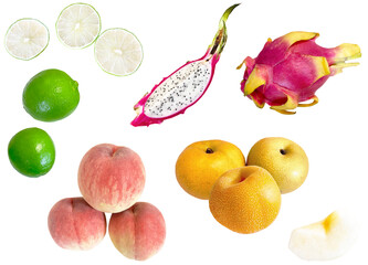 切り抜き透過素材セットーフルーツ12