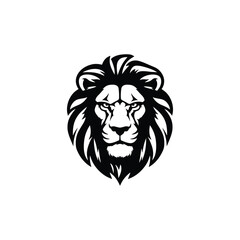 Fototapeta premium Lion head logo animal vector template illustration