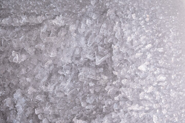 Obraz premium detalle de hielo formado en superficie plana