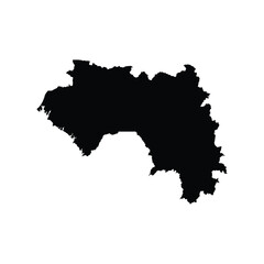 guinea country map icon