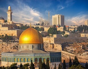 Obraz premium Al-Aqsa: A Testament to Spiritual Heritage