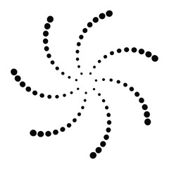 vortex circle logo design element icon