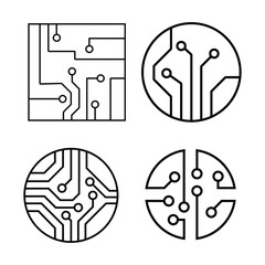 Circuit board icon