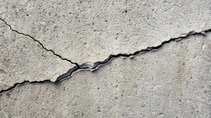 Fototapeta premium High-resolution close up of concrete crack pattern , cracked, texture, background, abstract, detail, surface, close-up