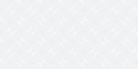 Circle lines seamless pattern. black texture with thin diagonal stripes, lines, chevron. Abstract black and white graphic background.