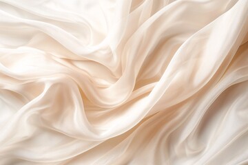 Obraz premium Fine silk fabric texture in a soft color palette, offering ample space for text overlay.