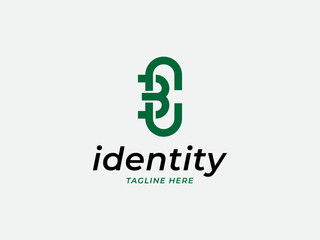 Letter BC logo design template, logo design template, icon template
