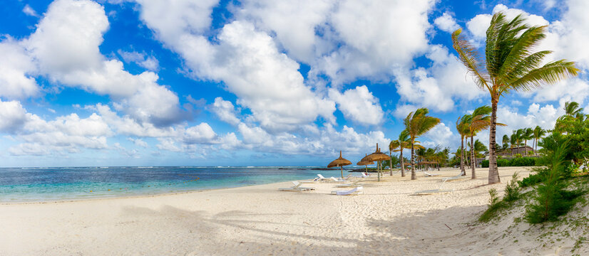 Plage &agrave; l'&icirc;le Maurice par beau temps