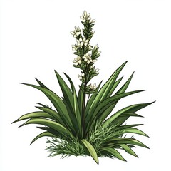 Obraz premium Vector Graphic of a Yucca Plant