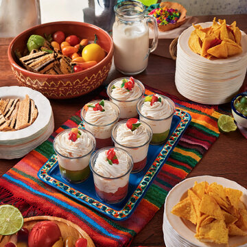 Mesa de postres mexicanos 