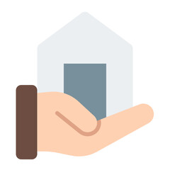 Commercial flat icon