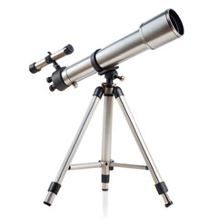 Telescope isolated on transparent background