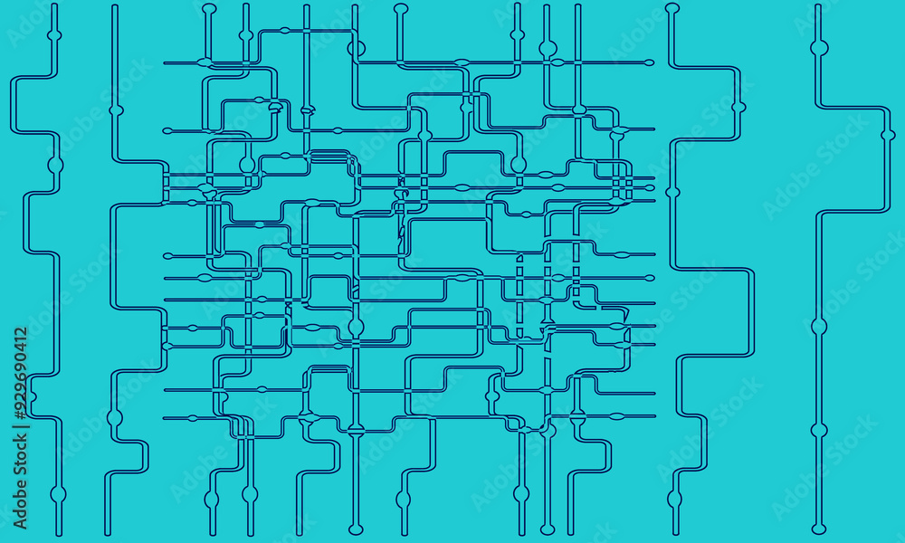 Poster circuit board background