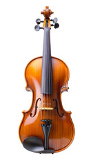 Fototapeta premium Vintage violin isolated on transparent background