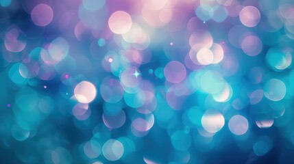 Abstract blue and purple bokeh