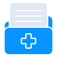 Document glyph duo tone icon