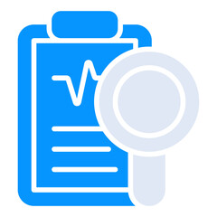 Diagnose glyph duo tone icon