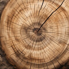 Close-up of a tree's rings