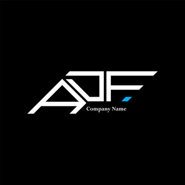ADF logo design, ADF simple and modern logo. ADF luxurious alphabet design