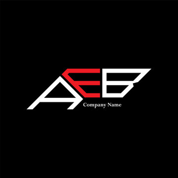 AEB logo design, AEB simple and modern logo. AEB luxurious alphabet design