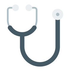 Stethoscope flat icon