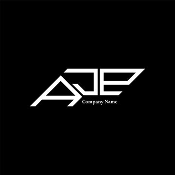 AJP logo design, AJP simple and modern logo. AJP luxurious alphabet design