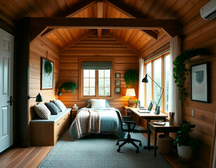 Corner of Tranquility Living Room Interior