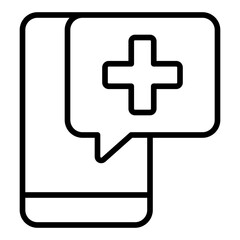 Fototapeta premium Counseling line icon