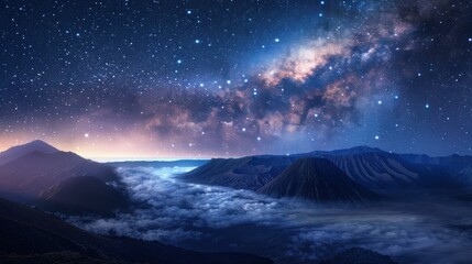 Naklejka premium Beautiful river view, sunset