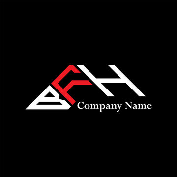 BFH logo design, BFH simple and modern logo. BFH luxurious alphabet design