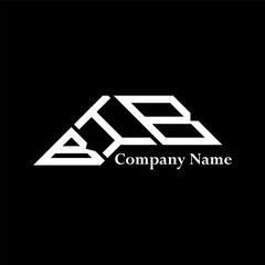 Obraz premium BIB logo design, BIB simple and modern logo. BIB luxurious alphabet design