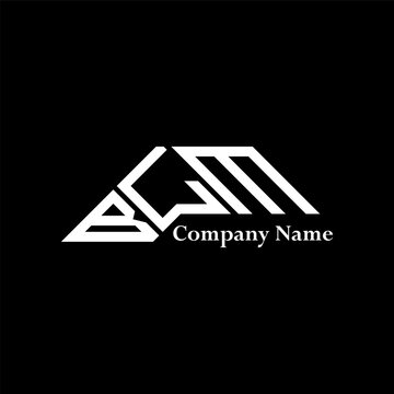 BLM logo design, BLM simple and modern logo. BLM luxurious alphabet design