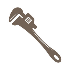 Wrench icon logo design