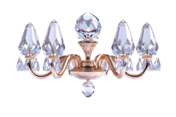 Elegant chandelier featuring crystal drops and a polished finish, perfect for enhancing luxury interiors and creating ambient light.