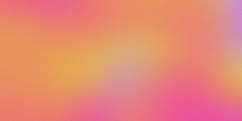 Colorful modern gradient background color pink and orange texture noise
