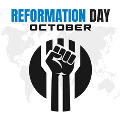 Reformation Day Vector Historical and Religious Celebration Design