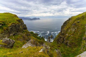 Majestic Cliffs of Runde Island, Norway