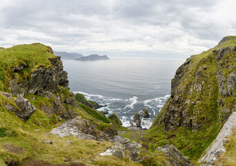 Fototapeta premium Majestic Cliffs of Runde Island, Norway