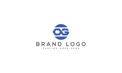 letter OG logo design vector template design for brand.