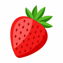 Fototapeta premium Strawberry vector illustration 