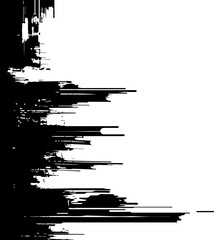 Glitch error texture border