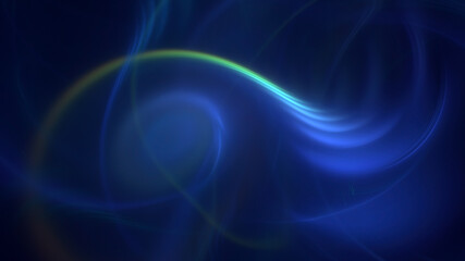 3D manual Fractal illustration. Abstract rendering multicolor technology light background. The illustration is not generated by AI.