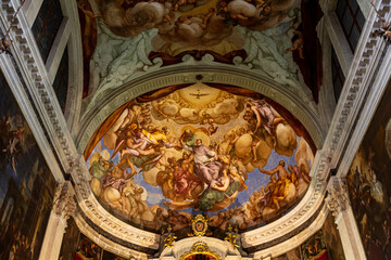 Ceiling over the altar in basilica di San Pietro di Castello