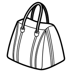 Bag line art design