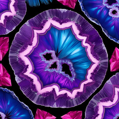 purple and violet flower