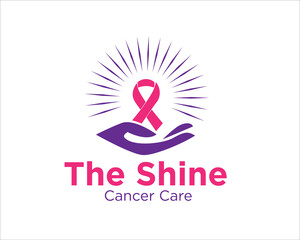 the shine , cancer care logo designs