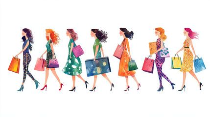 Fototapeta premium graphic resource for shopping 
