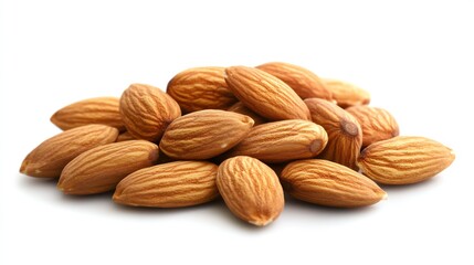 Fototapeta premium Close-up of a Pile of Almonds